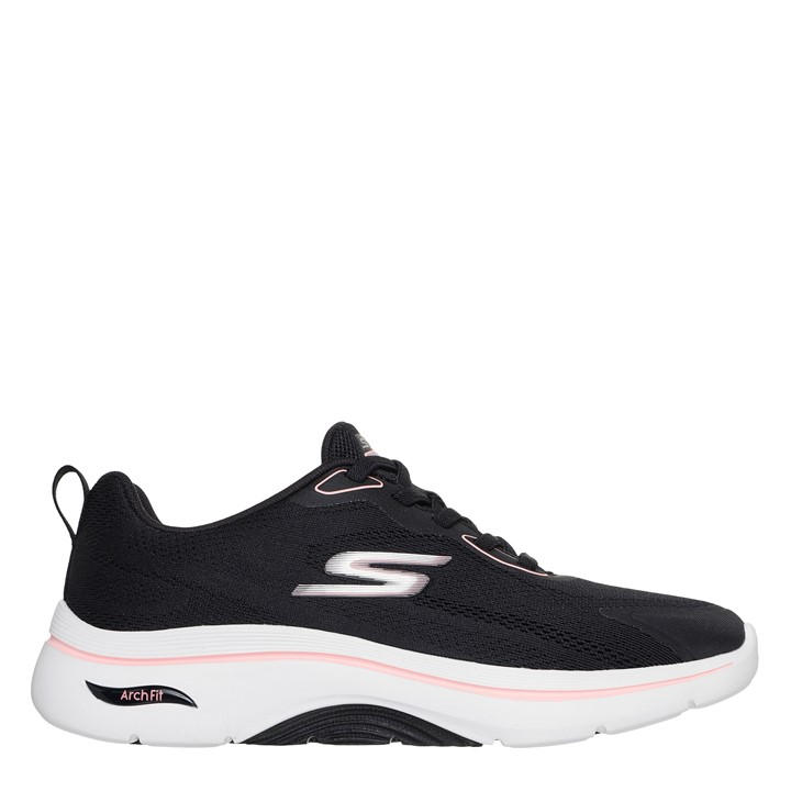Skechers Women's Black Trainers in Size 7, Sports Direct