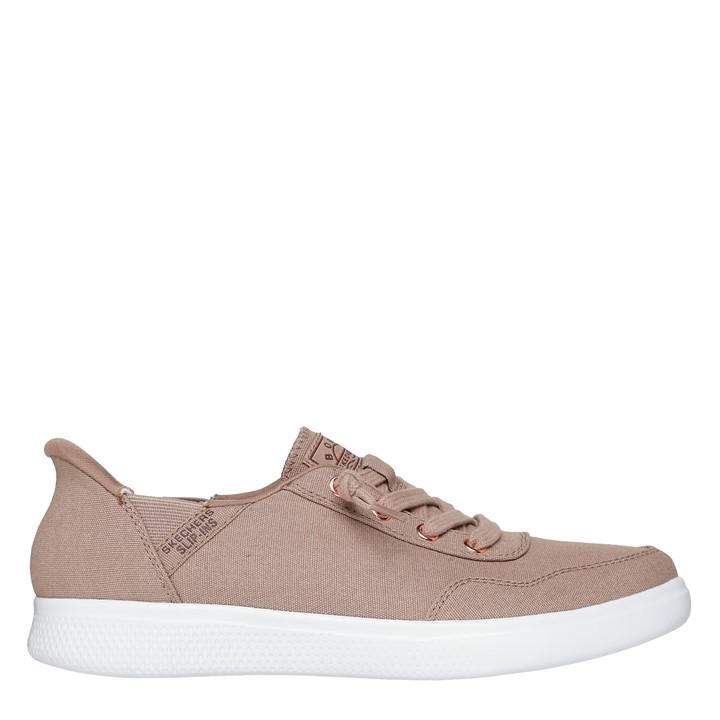 Skechers Women's Brown Bobs Skipper Keep It Sweet Slip On Trainers in Size 2.5, Sports Direct