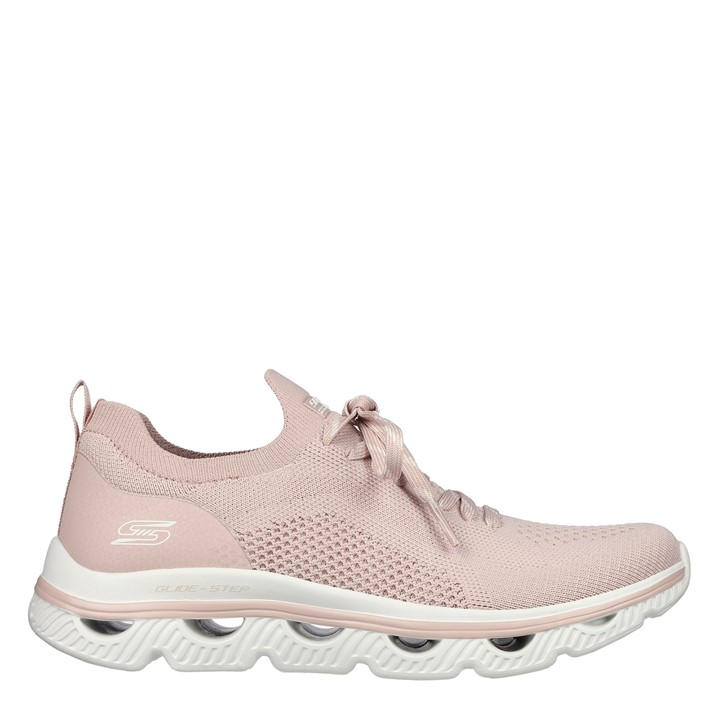 Skechers Women's Pink Arc Waves Slip On Trainers in Size 3.5, Sports Direct