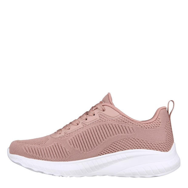 Blush - Skechers - Bobs Squad Chaos - Face Off Slip On Trainers Womens