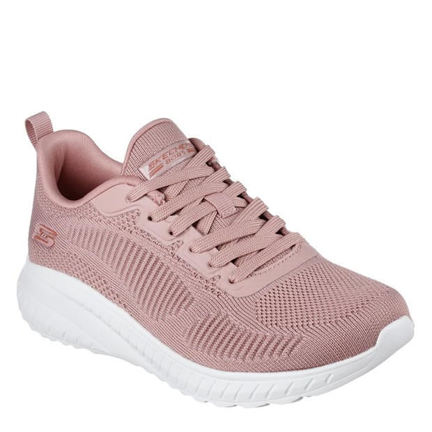 Blush - Skechers - Bobs Squad Chaos - Face Off Slip On Trainers Womens