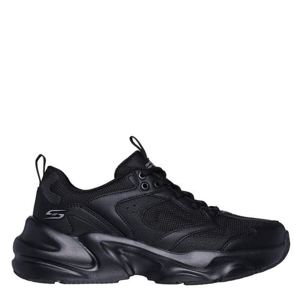 Black/Black - Skechers - Women's Bobsbamina2 Casual Low-Top Trainers