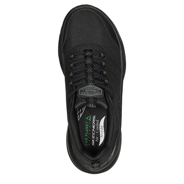 Black/Black - Skechers - Women's Slip On Trainers