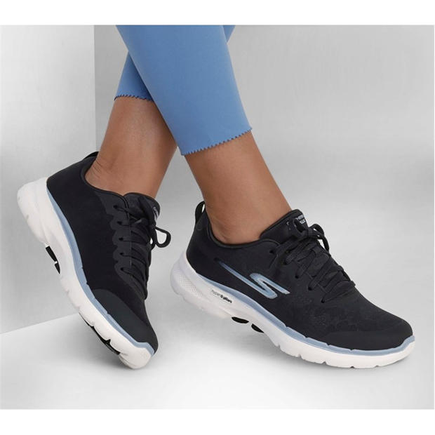 Black/Blue - Skechers - Women's Slip On Trainers