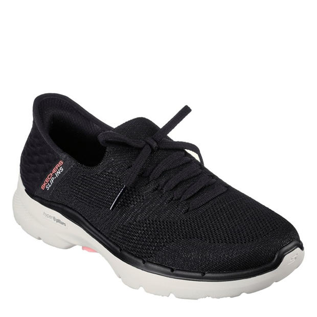 Black/Hot Pink - Skechers - Women's Slip On Trainers