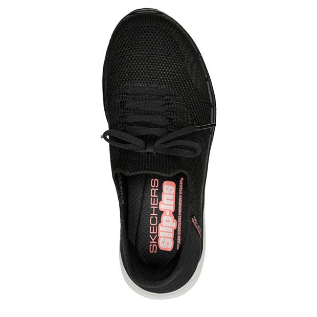 Black/Hot Pink - Skechers - Women's Slip On Trainers