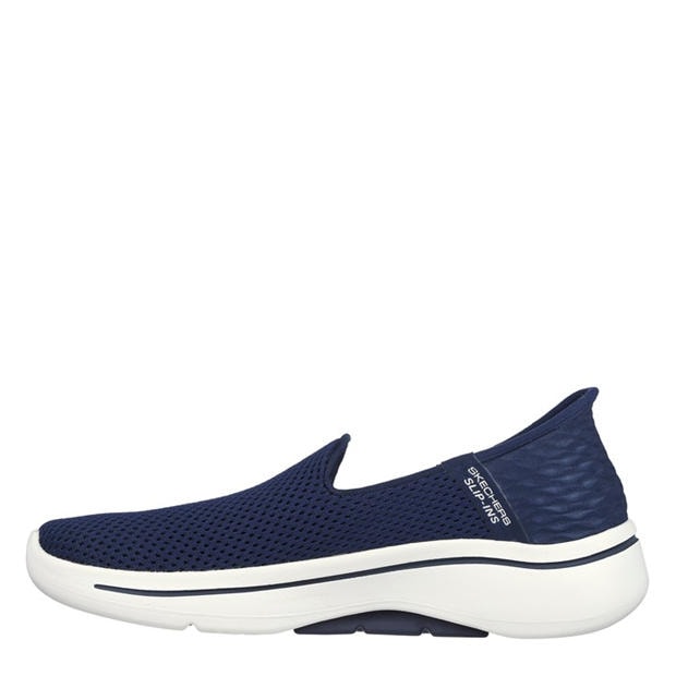 Navy/White - Skechers - Women's Slip On Trainers