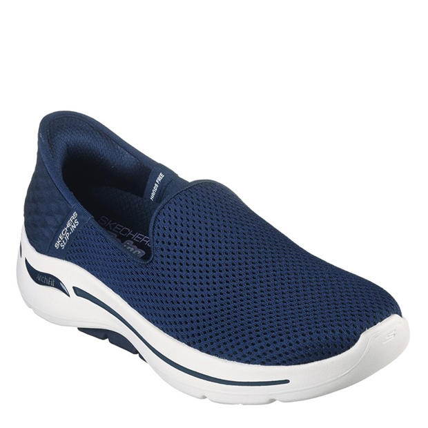 Navy/White - Skechers - Women's Slip On Trainers