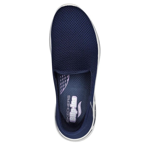 Navy/White - Skechers - Women's Slip On Trainers