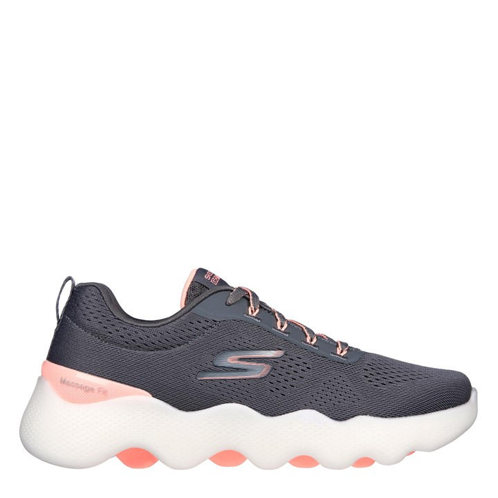 Skechers Women's Grey Slip On Trainers in Size 2, Sports Direct