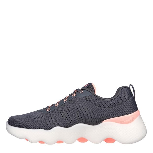 Grey/Pink - Skechers - Women's Slip On Trainers