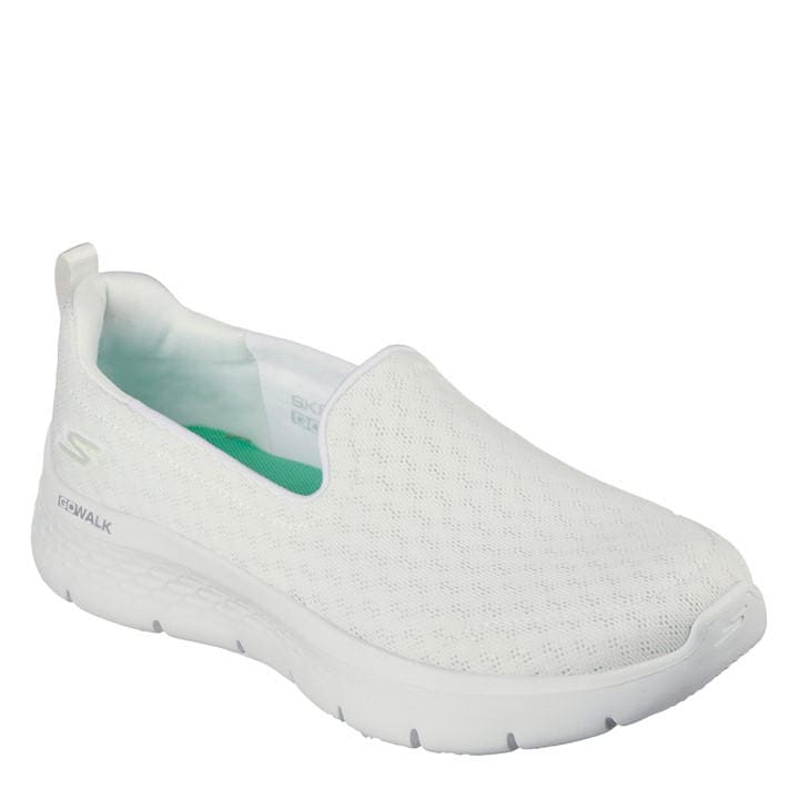 Skechers Women's White Slip On Trainers in Size 5.5, Sports Direct