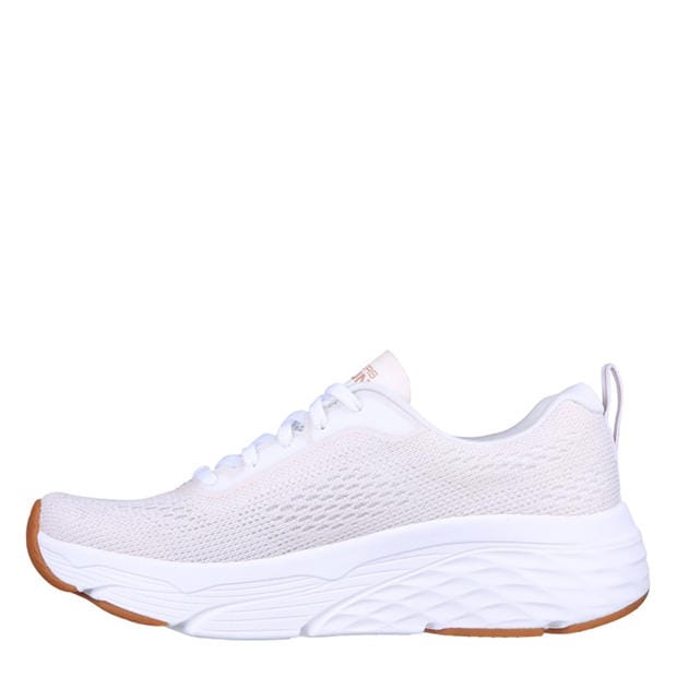 White/Rose Gold - Skechers - Women's Slip On Trainers