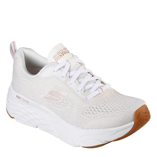 White/Rose Gold - Skechers - Women's Slip On Trainers
