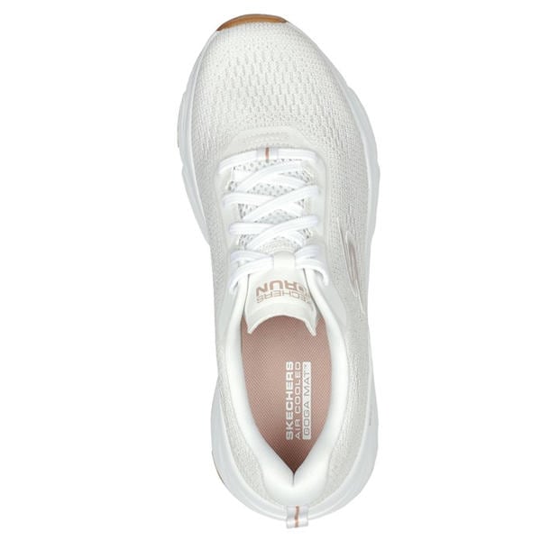 White/Rose Gold - Skechers - Women's Slip On Trainers