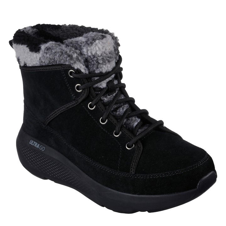 Skechers Women's Black High-Top Trainers in Size 3.5, Sports Direct