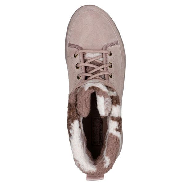 Mauve - Skechers - Women's High-Top Trainers
