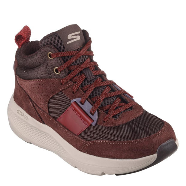 Brown/Taupe - Skechers - Women's OTG Elevate Slip On Trainers