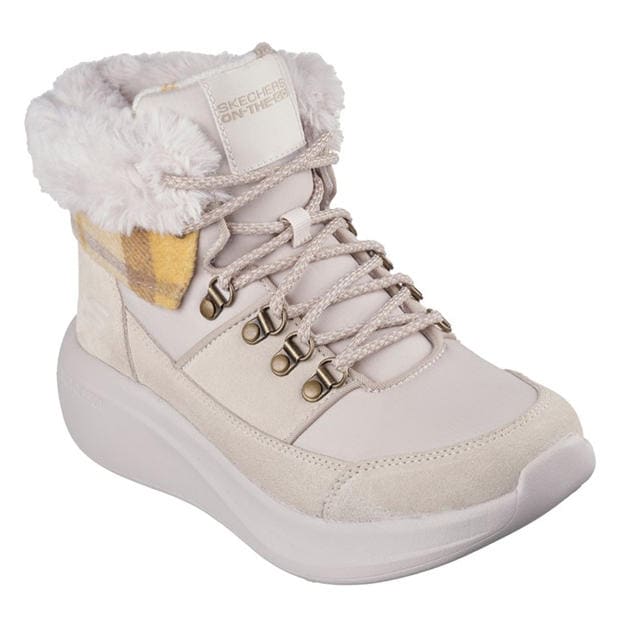 Natural - Skechers - Women's Slip On Trainers