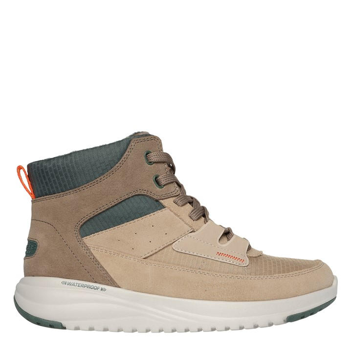 Skechers Women's Beige High-Top Trainers in Size 4.5, Sports Direct