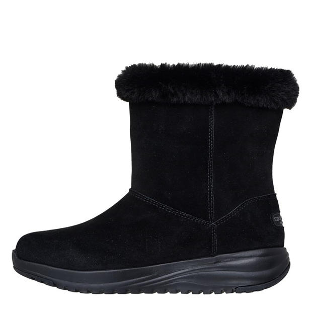 Black/Black - Skechers - On-The-Go Stellar-Sweet Bliss High-Top Trainers Womens