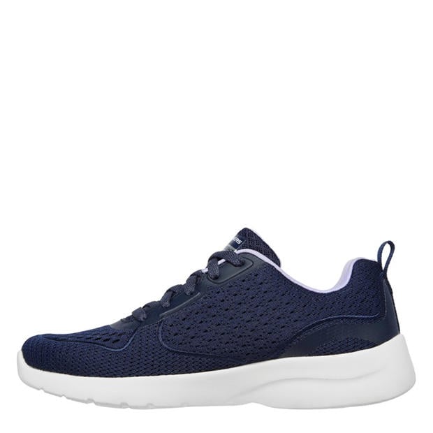 Navy/Lavender - Skechers - Dynamight 2.0 Low-Top Trainers Womens