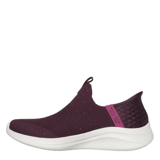 Wine - Skechers - Women's Slip On Trainers
