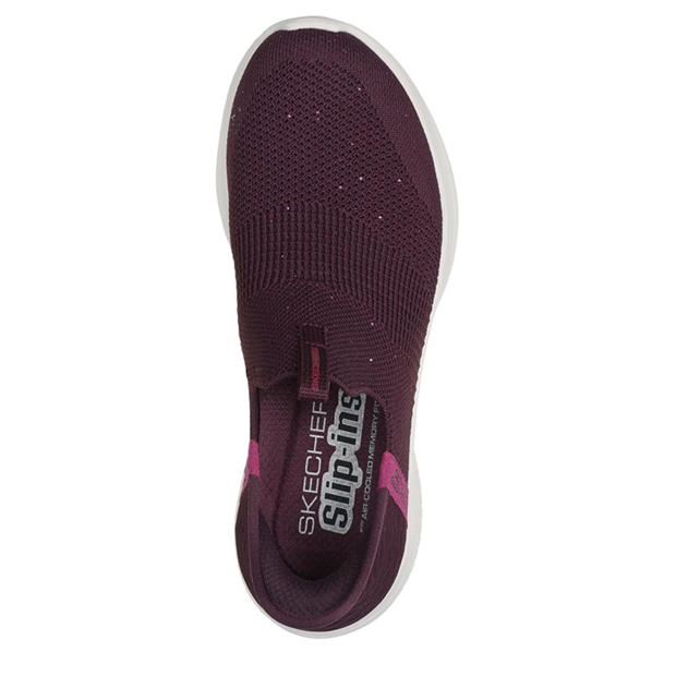 Wine - Skechers - Women's Slip On Trainers