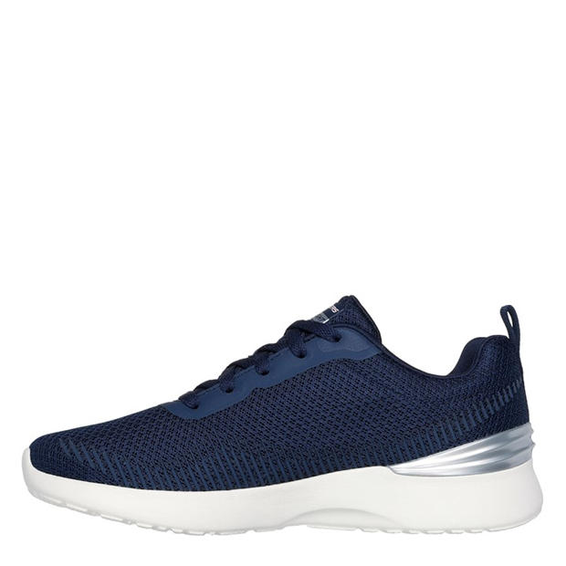 Navy - Skechers - 3d Print Mesh Lace-Up W Memory Foa Slip On Trainers Womens