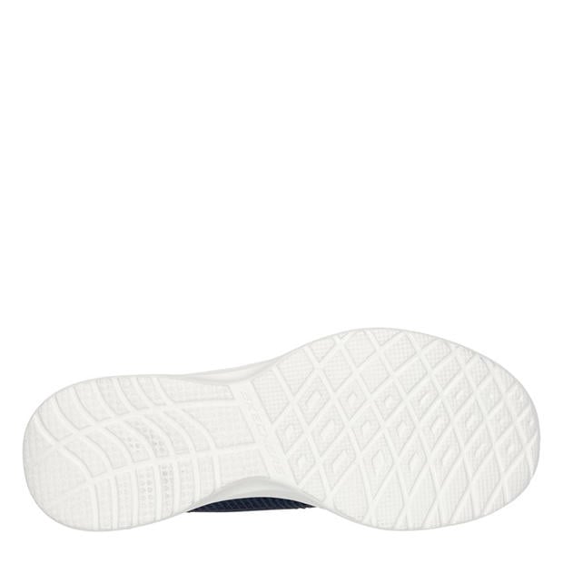 Navy - Skechers - 3d Print Mesh Lace-Up W Memory Foa Slip On Trainers Womens