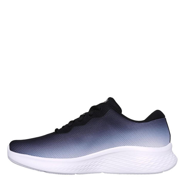 Black/White - Skechers - Ombre Engineered Mesh Lace-Up W Ai Slip On Trainers Womens