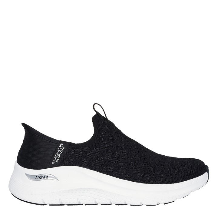 Skechers Women's Black Arch Fit 2.0 Slip On Trainers in Size 5.5, Sports Direct