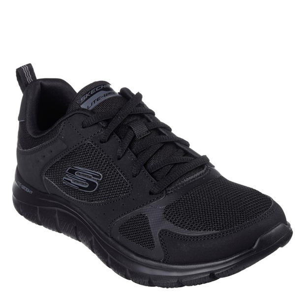 Black/Black - Skechers - Women's Track Casual Low-Top Trainers
