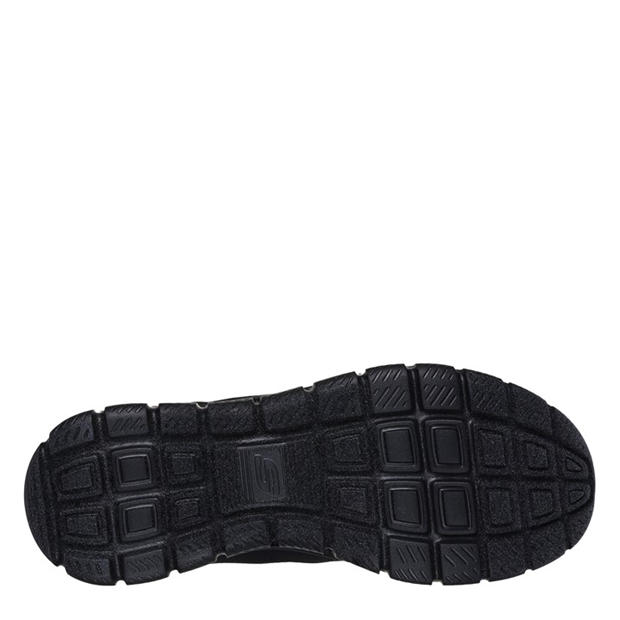 Black/Black - Skechers - Women's Track Casual Low-Top Trainers