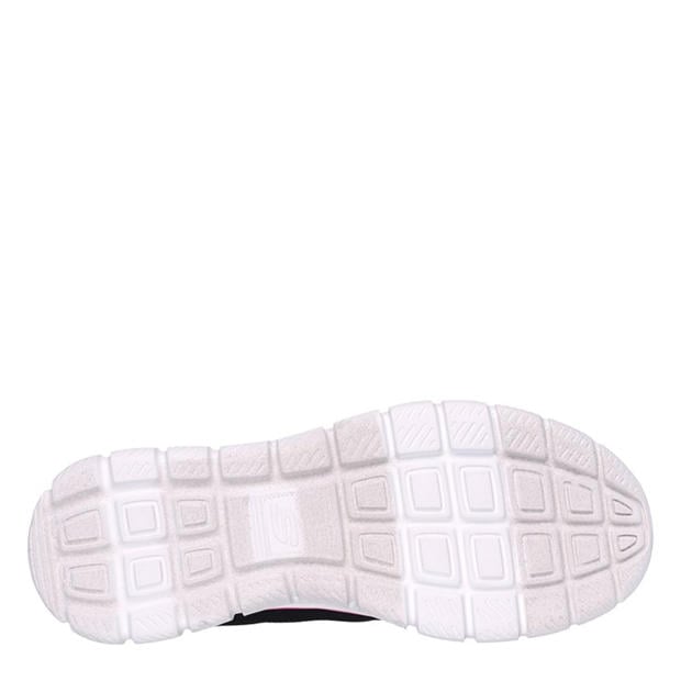 Black/Pink - Skechers - Women's Track Casual Low-Top Trainers