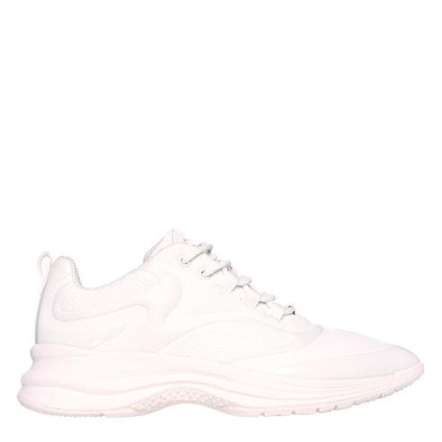 Skechers - Glossed Hot Melt Embossed Neoprene Low-Top Trainers Womens