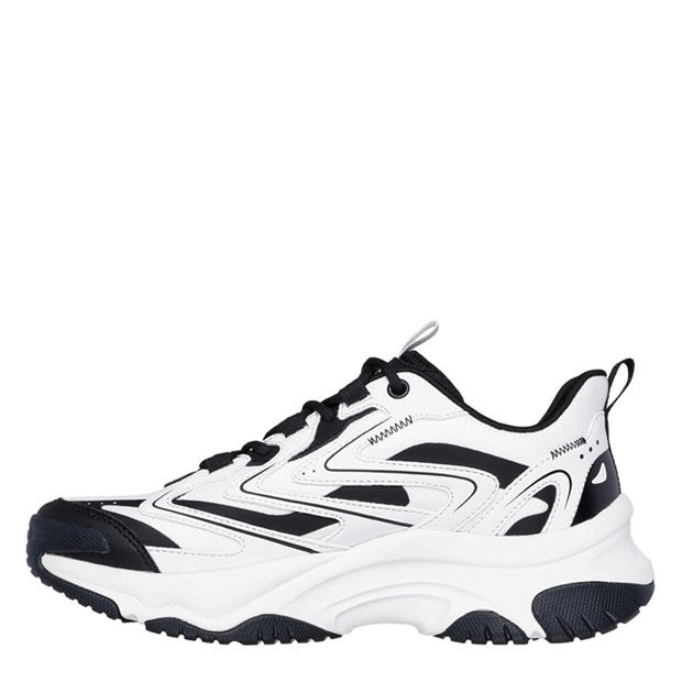 White/Black - Skechers - Women's Moonhiker Casual Low-Top Trainers