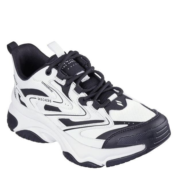 White/Black - Skechers - Women's Moonhiker Casual Low-Top Trainers