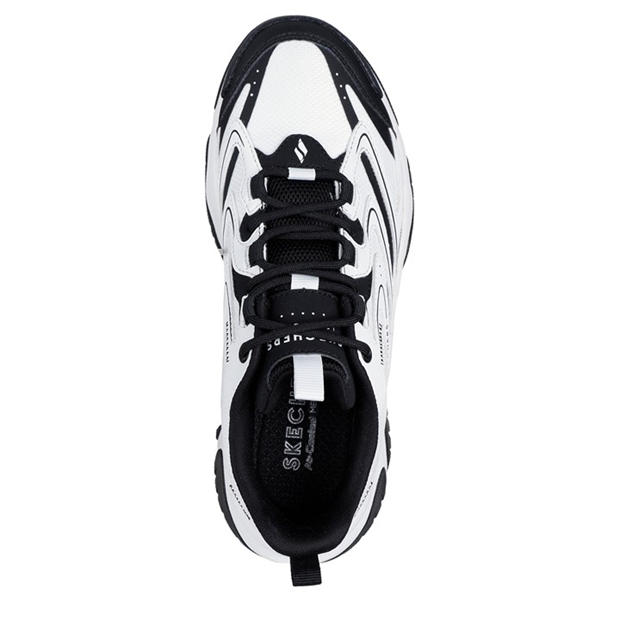 White/Black - Skechers - Women's Moonhiker Casual Low-Top Trainers
