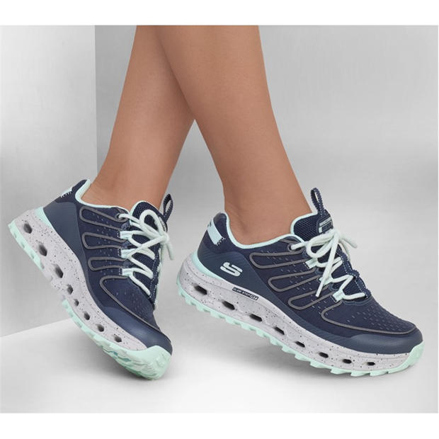 Navy/Blue - Skechers - Glide-Step At Slip On Trainers Womens