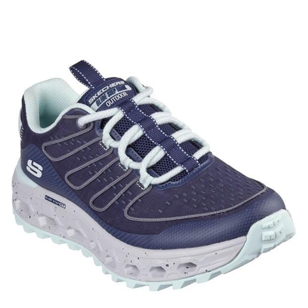 Navy/Blue - Skechers - Glide-Step At Slip On Trainers Womens