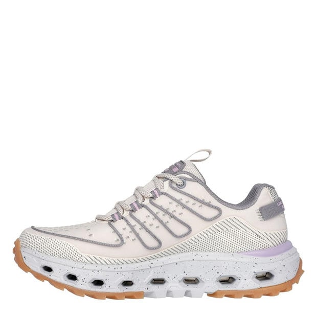 Natural/Purple - Skechers - Glide-Step At Slip On Trainers Womens