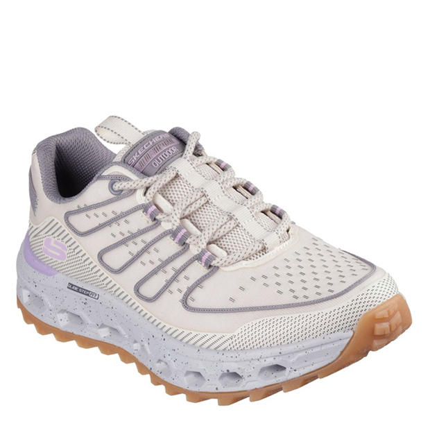 Natural/Purple - Skechers - Glide-Step At Slip On Trainers Womens