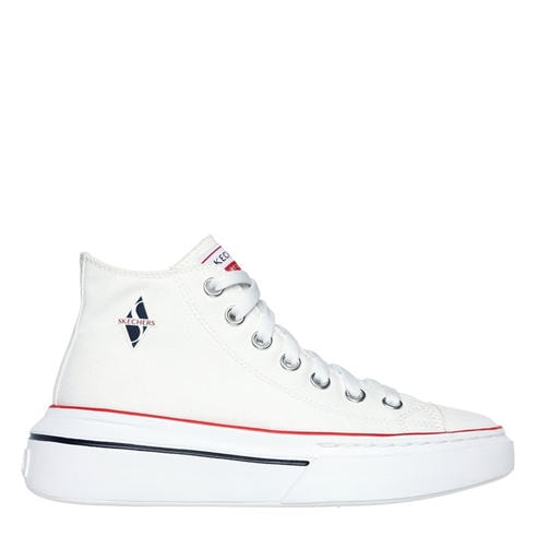 Skechers - Women's Canvas Air Cooled Classic Low-Top Trainers