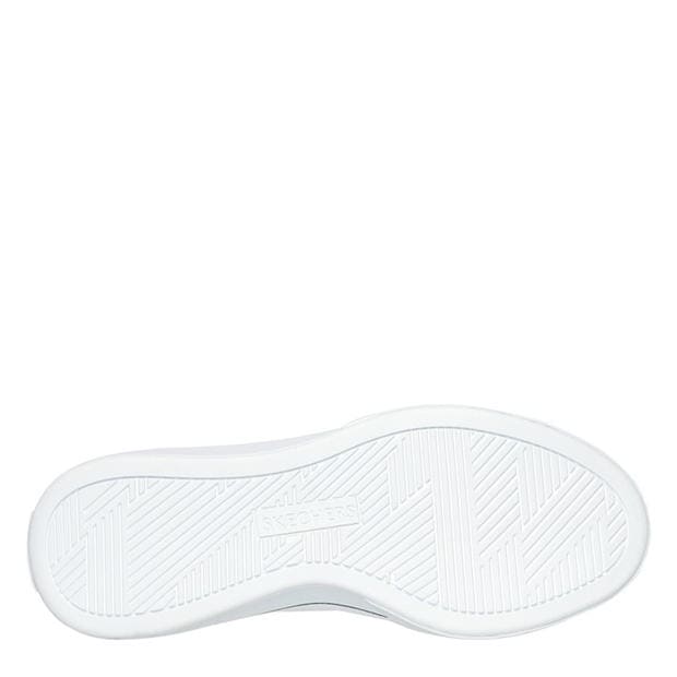 White - Skechers - Women's Canvas Air Cooled Classic Low-Top Trainers