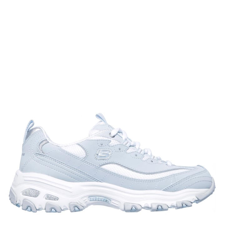 Skechers Women's Purple Classic Low-Top Trainers in Size 2.5, Sports Direct