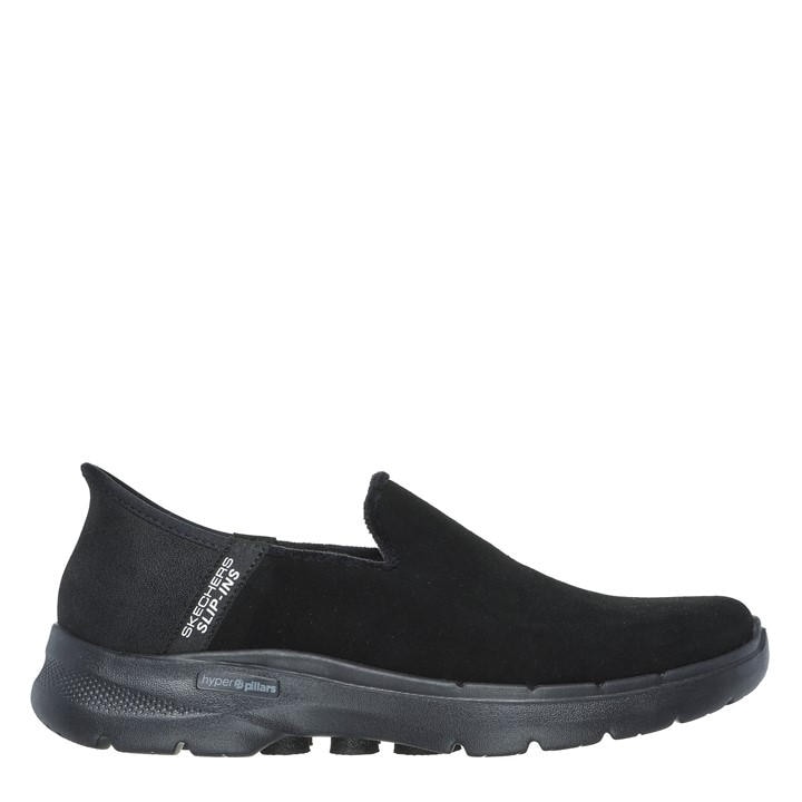 Skechers Women's Black Gowalk6 Slip On Trainers in Size 4.5, Sports Direct
