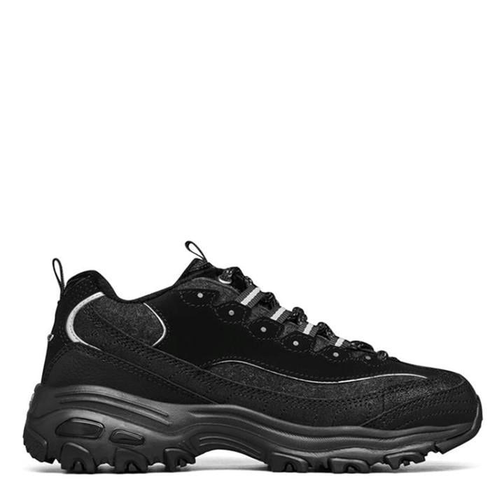 Skechers Women's Black Classic Low-Top Trainers in Size 2, Sports Direct