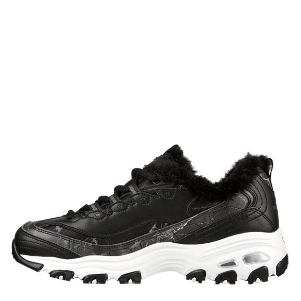Black - Skechers - Women's D Lites 1 Classic Low-Top Trainers