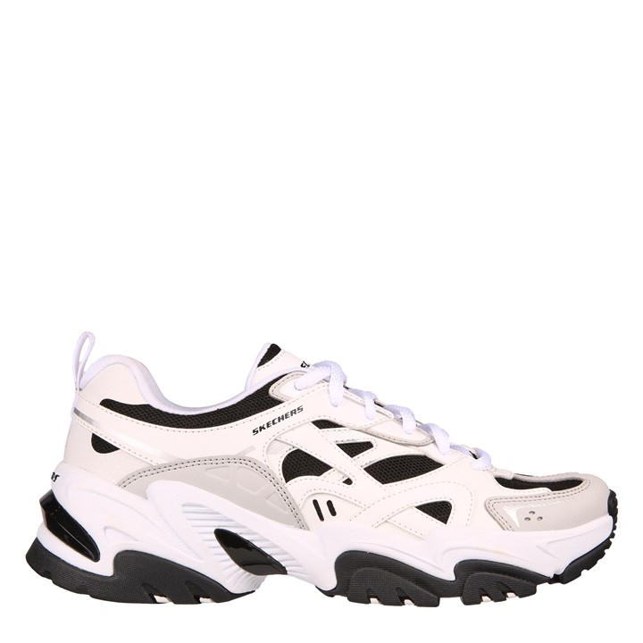 Skechers Women's White Staminav2 Classic Low-Top Trainers in Size 2.5, Sports Direct